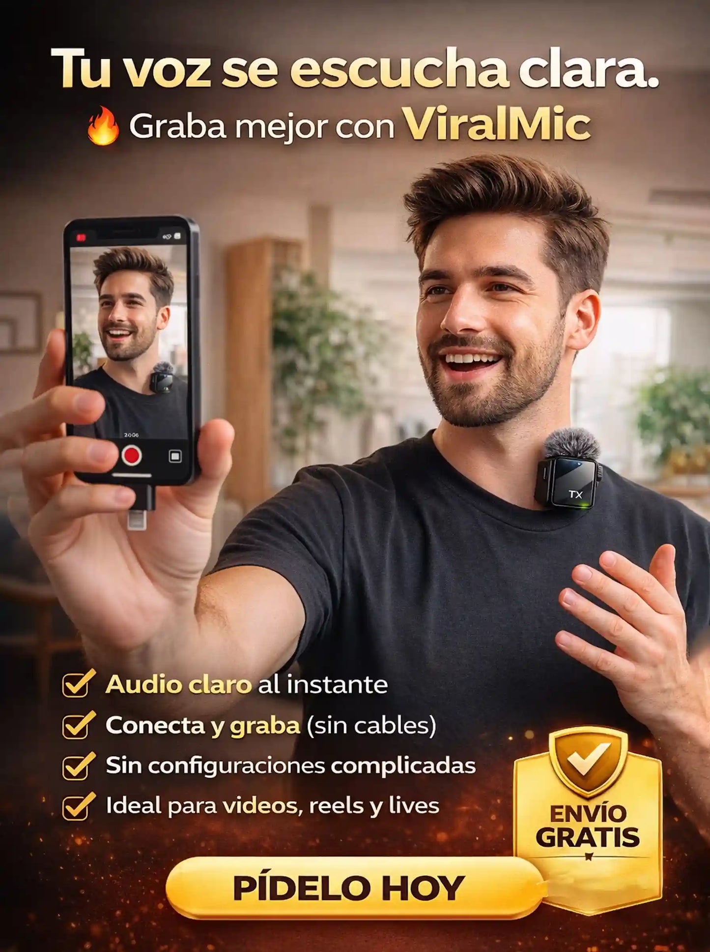 Microfono de Solapa ViralMic