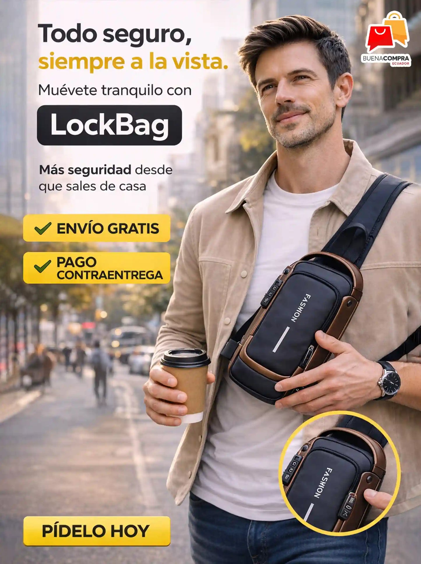 LockBag Bolso Antirrobo