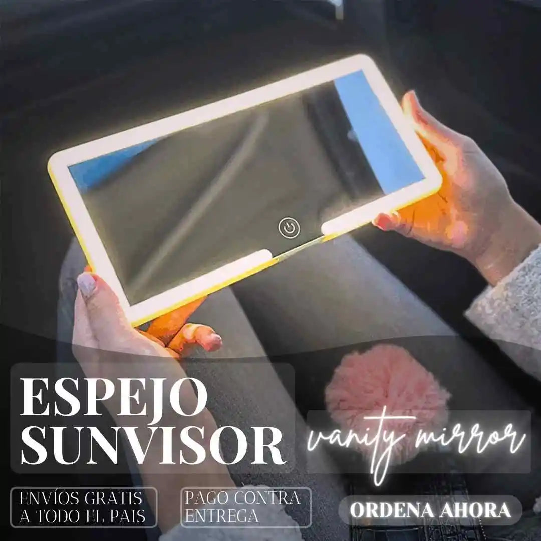 ESPEJO SUNVISOR + RIZADOR DE PESTAÑAS GRATIS