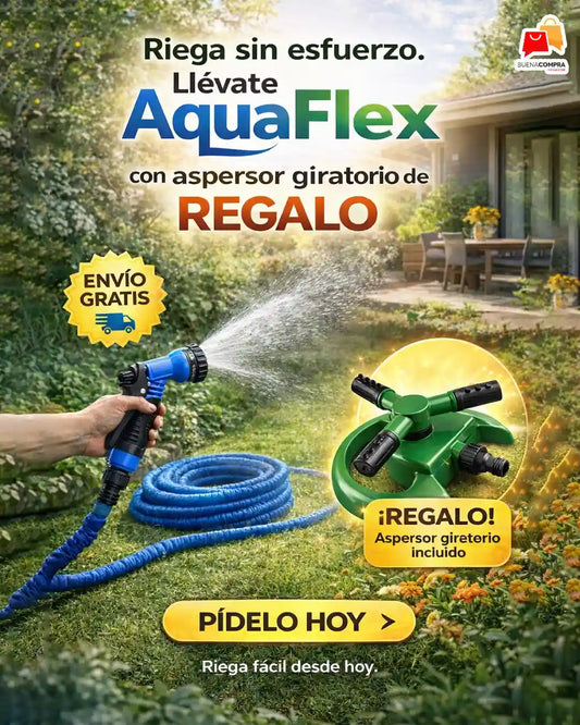 AquaFlex - Manguera + Aspersor