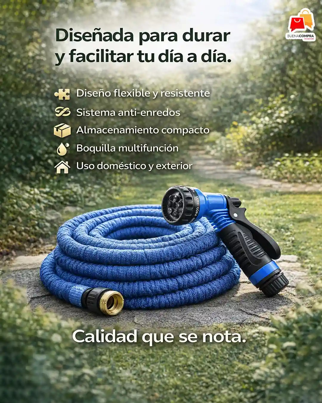 AquaFlex - Manguera + Aspersor