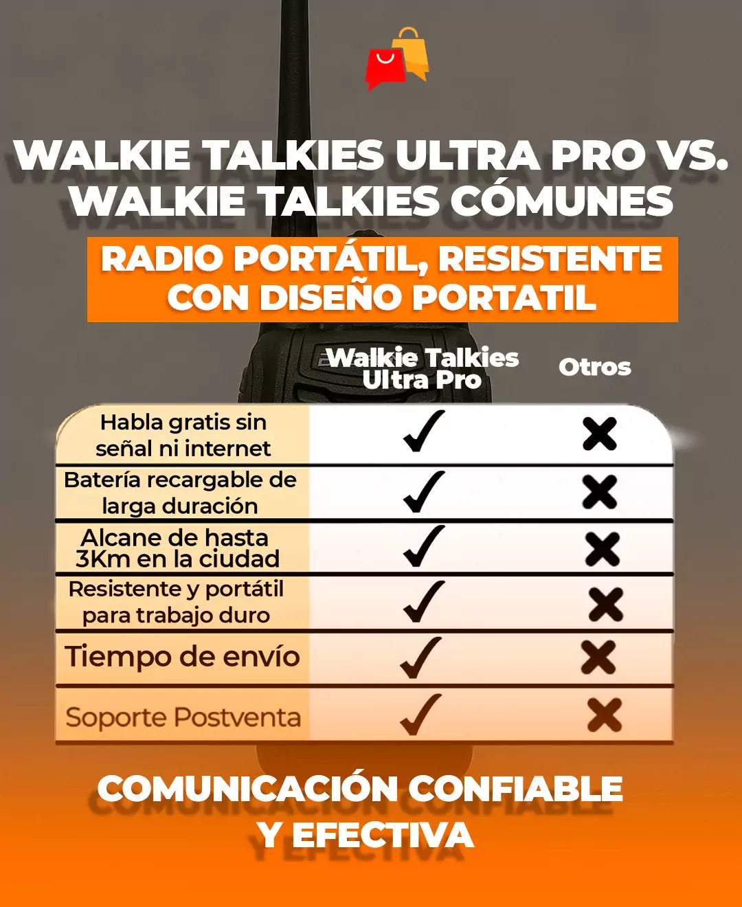 WALKIE TALKIES ULTRAPRO